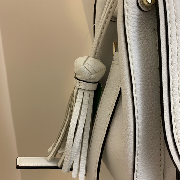 New Kate Spade white leather flap shoulder bag - Picture 3 of 8